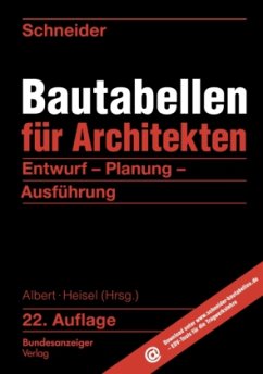 Schneider - Bautabellen für Architekten - Rjasanowa, Kerstin; Schneider, Klaus-Jürgen