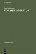 Vor der Literatur (eBook, PDF) - Bild 1