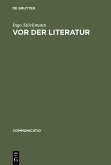 Vor der Literatur (eBook, PDF)