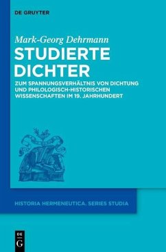 Studierte Dichter (eBook, PDF) - Dehrmann, Mark-Georg