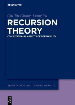 Recursion Theory (eBook, ePUB) - Chong, Chi Tat; Yu, Liang