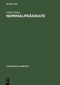 Nominalprädikate (eBook, PDF) - Detges, Ulrich