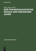 Der frankokanadische Roman der dreißiger Jahre (eBook, PDF)