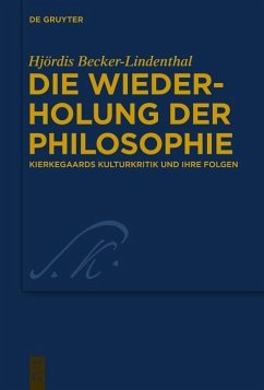 Die Wiederholung der Philosophie (eBook, PDF) - Becker-Lindenthal, Hjördis