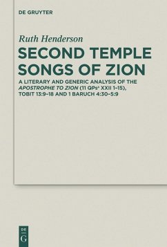 Second Temple Songs of Zion (eBook, ePUB) - Henderson, Ruth