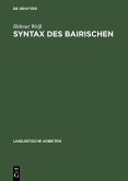 Syntax des Bairischen (eBook, PDF)