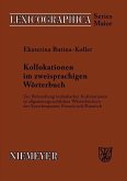 Kollokationen im zweisprachigen Wörterbuch (eBook, PDF)