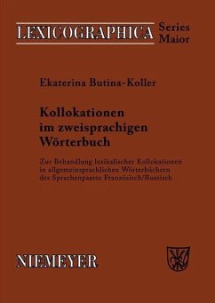 Kollokationen im zweisprachigen Wörterbuch (eBook, PDF) - Butina-Koller, Ekaterina