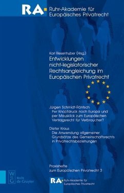 Entwicklungen nicht-legislatorischer Rechtsangleichung im Europäischen Privatrecht (eBook, PDF)