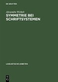 Symmetrie bei Schriftsystemen (eBook, PDF)