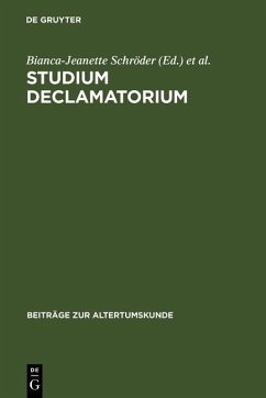 Cover Studium declamatorium (eBook, PDF)