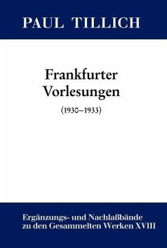 Frankfurter Vorlesungen (eBook, PDF)