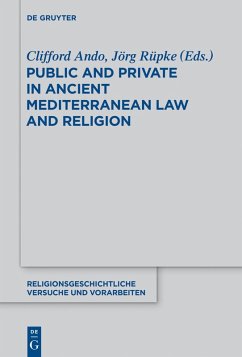 Cover Public and Private in Ancient Mediterranean Law and Religion (eBook, ePUB)