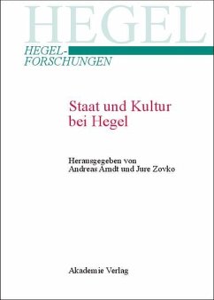 Cover Staat und Kultur bei Hegel (eBook, PDF)