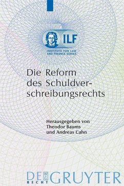Cover Die Reform des Schuldverschreibungsrechts (eBook, PDF)