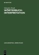 Wörterbuchinterpretation (eBook, PDF) - Bild 1