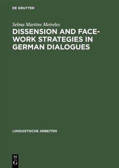 Cover Dissension and Face-work Strategies in German Dialogues (eBook, PDF)
