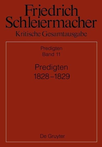 Predigten 1828-1829 (eBook, ePUB) Predigten 1828-1829 (eBook, ePUB)