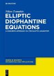 Elliptic Diophantine Equations (eBook,... - Bild 1