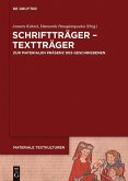 Schriftträger - Textträger (eBook, PDF)
