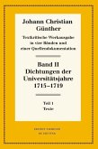 Dichtungen der Universitätsjahre 1715-1719 (eBook, PDF)
