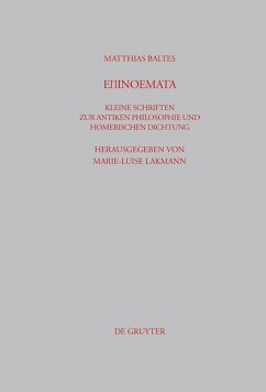 Epinoemata (eBook, PDF) - Baltes, Matthias