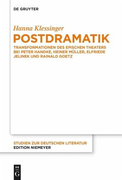 Postdramatik (eBook, ePUB) - Klessinger, Hanna