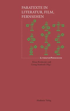 Cover Paratexte in Literatur, Film, Fernsehen (eBook, PDF)