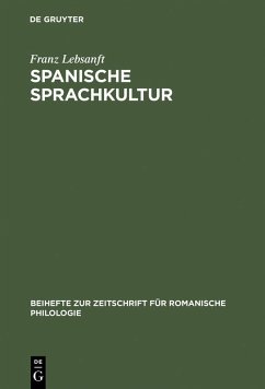 Cover Spanische Sprachkultur (eBook, PDF)