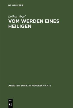Cover Vom Werden eines Heiligen (eBook, PDF)