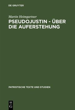 Cover Pseudojustin - Über die Auferstehung (eBook, PDF)