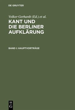 Kant und die Berliner Aufklärung (eBook, PDF)