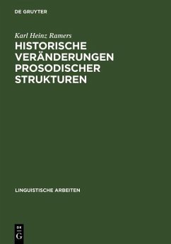Cover Historische Veränderungen prosodischer Strukturen (eBook, PDF)
