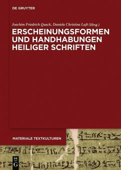 Erscheinungsformen und Handhabungen Heiliger Schriften (eBook, PDF)