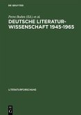 Deutsche Literaturwissenschaft 1945-1965 (eBook, PDF)