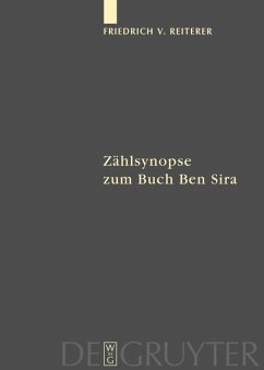 Cover Zählsynopse zum Buch Ben Sira (eBook, PDF)