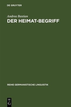 Der Heimat-Begriff (eBook, PDF) - Bastian, Andrea