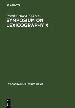 Cover Symposium on Lexicography X (eBook, PDF)