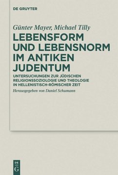 Lebensform und Lebensnorm im Antiken Judentum (eBook, PDF) - Mayer, Günter; Tilly, Michael