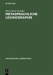 Metasprachliche Lexikographie (eBook,... - Bild 1