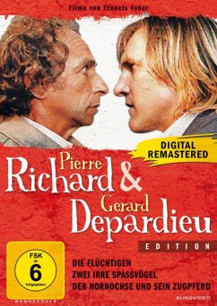 Pierre Richard & Gérard Depardieu Edition - Der Hornochse und sein Zugpferd. Zwei irre Spaßvögel. Die Flüchtigen DVD-Box - Richard,Pierre/Depardieu,Gérard