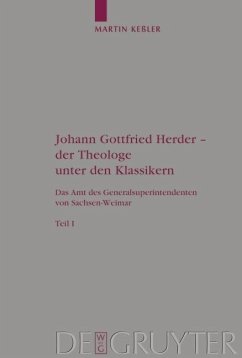 Johann Gottfried Herder - der Theologe unter den Klassikern (eBook, PDF) - Keßler, Martin
