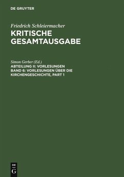 Cover Vorlesungen über die Kirchengeschichte (eBook, PDF)
