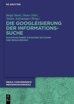 Die Googleisierung der Informationssuche (eBook, PDF)