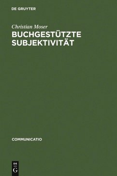 Cover Buchgestützte Subjektivität (eBook, PDF)