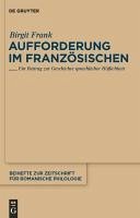 Aufforderung im Französischen (eBook, PDF) - Frank, Birgit
