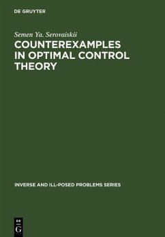 Cover Counterexamples in Optimal Control Theory (eBook, PDF)