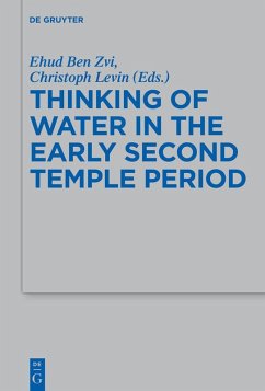 Thinking of Water in the Early Second Temple Period (eBook, ePUB)