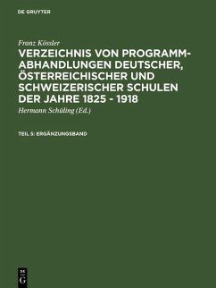 Ergänzungsband (eBook, PDF) - Kössler, Franz