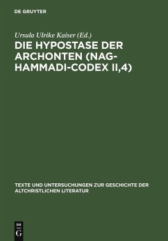 Die Hypostase der Archonten (Nag-Hammadi-Codex II,4) (eBook, PDF)